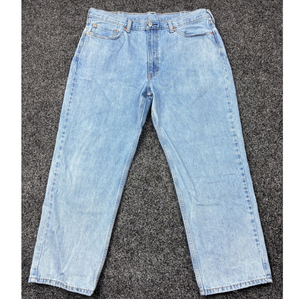 Levis 550 Relaxed Fit Tapered Jeans Mens 40x30‎ Blue Light Wash Denim 40 x 30